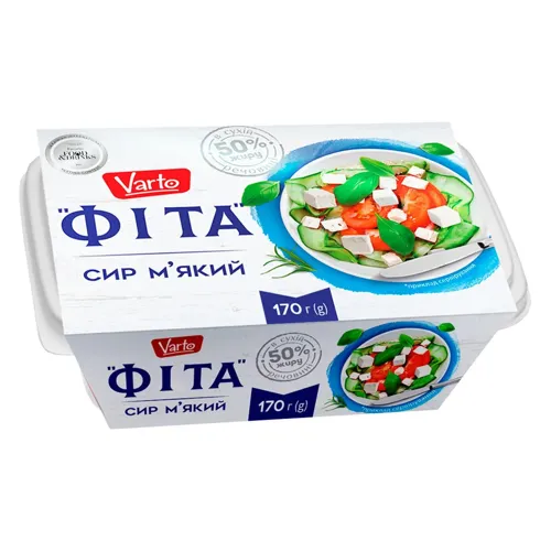 Сир м'який «ЛЯ ФІТА» 50% Varto 170г