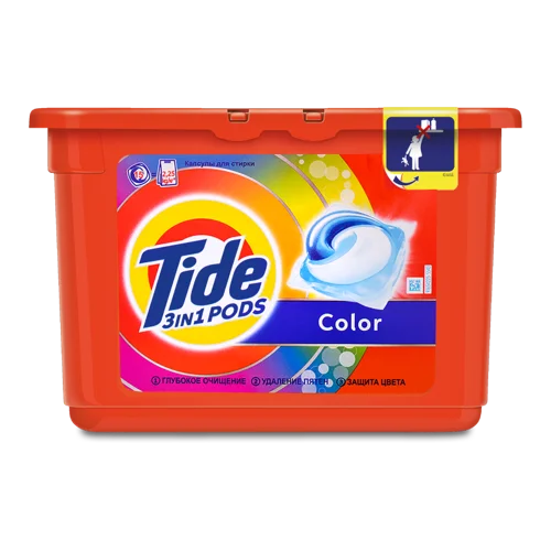 Засіб Миючий Синтетичний Рідкий 3 в 1 Pods Tide, 15 шт