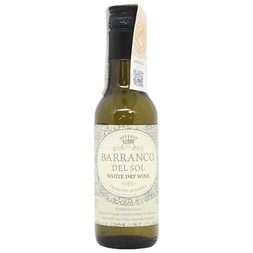 Вино Barranco del Sol біле сухе 11% 187мл