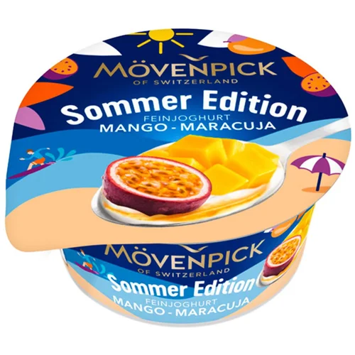 MOVENPICK ЙОГУРТ SUMMER EDITION 13% 150 G : МАНГО-МАРАКУЯ