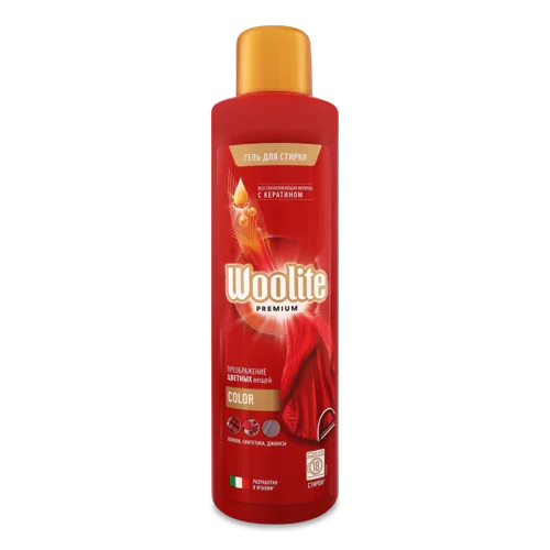 Засіб Миючий Рідкий Для Прання Білизни та Одягу Color Premium Woolite, 900мл