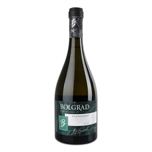 Вино Біле Сухе В/Ґ Chardonnay Grand Reserve Bolgrad, 0.75л, 12.5%