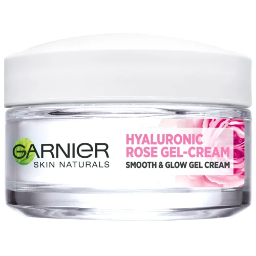Гель-крем для обличчя Garnier Skin Naturals Зволожуючий гіалуроновий з трояндовою водою 50мл