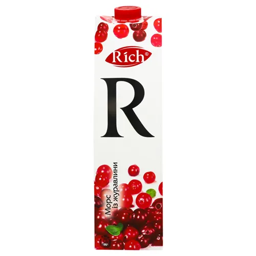 Морс Rich з журавлини освітлений 1л