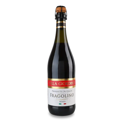 Винний Напій Ароматизований Rosso Fragolino Villa Giordino, 7% в/ґ, 0.75л