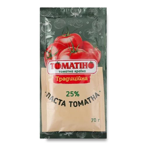 Паста Томатна 25% Традиційна Томатіно в/с к/у, 70г