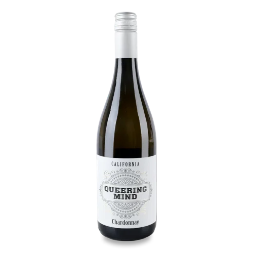 Вино Біле Сухе Шардоне Queering Mind, 0.75л 12.5% — в/ґ