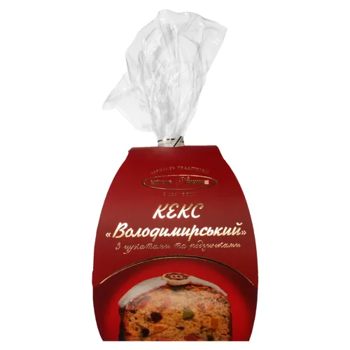 Кекс з цукатами та родзинками Володимирський Київхліб