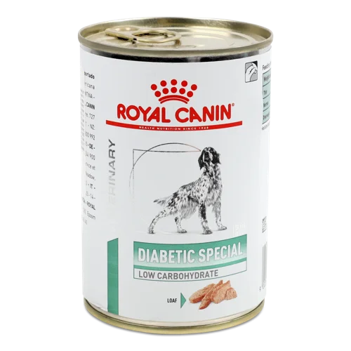 Корм Консервований Повнораціонний Дієтичний для Дорослих Собак Diabetic Special Veterinary Royal Canin, з/б 410г