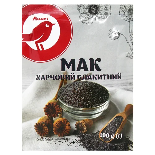 Мак Auchan блакитний 100г