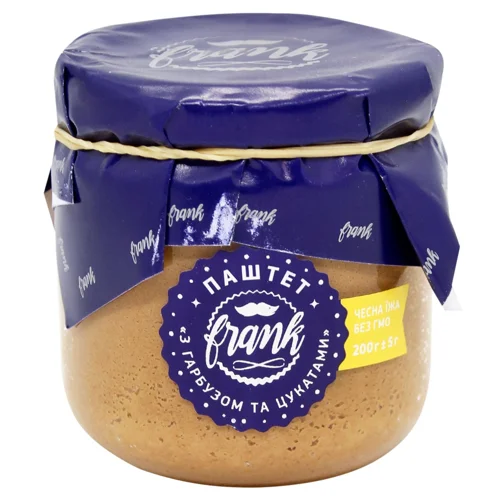 Паштет Frank з гарбузом та цукатами 200г