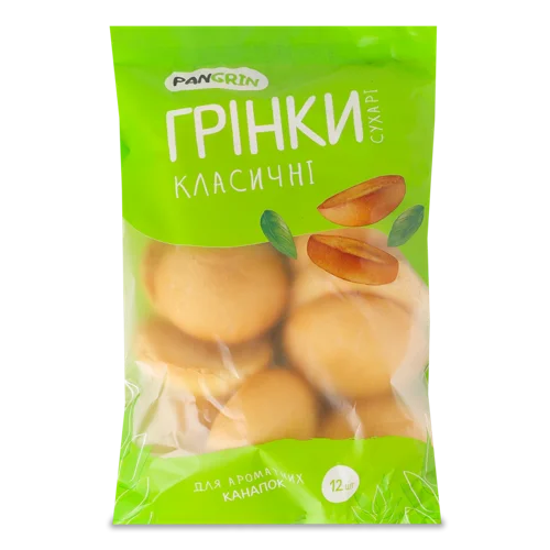 Грінки Класичні Pan Grin, вищого ґатунку, 80г