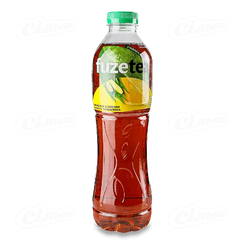 Чай холодний Fuze tea чорний смак лимона-лемонграса, 1л