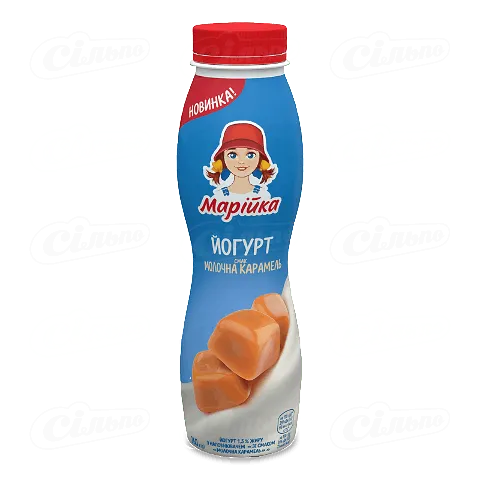 Йогурт Марійка Молочна карамель 1,5% 260г