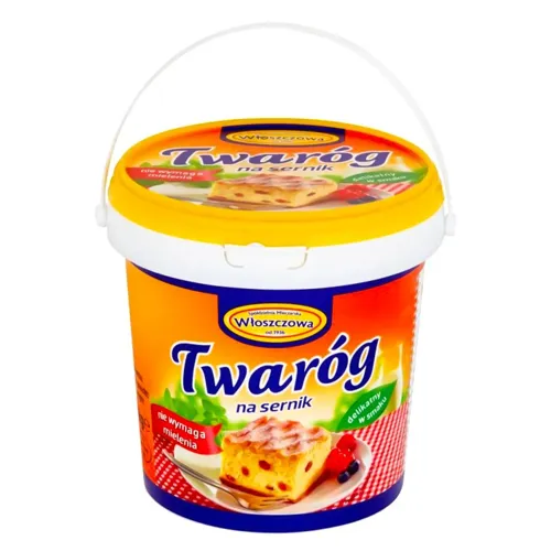 Сир Wloszczowa для чізкейків 6%, 1кг