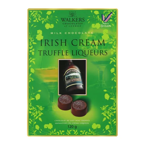 Цукерки шоколадні Irish Cream Truffle Liqueurs Walkers к/у 120г