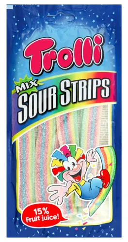 TROLLI Цук кислі смужки 85г