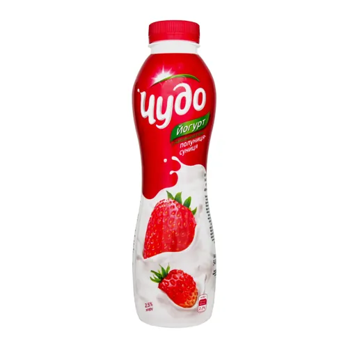 Йогурт 2.5% Полуниця-суниця Чудо 540г