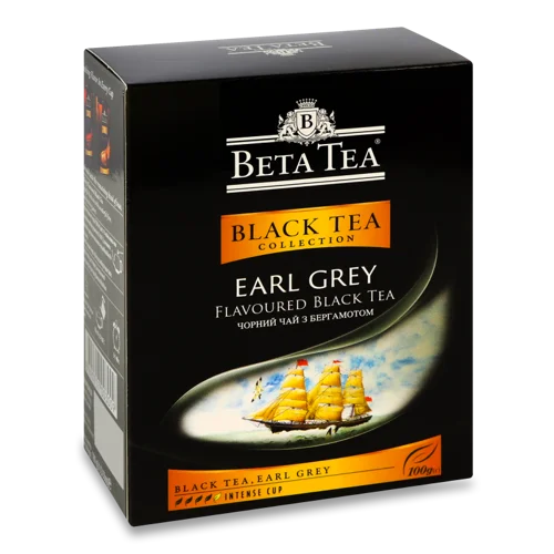 Чай Чорний Байховий Листовий З Бергамотом Earl Grey, в/ґ, к/у 100г