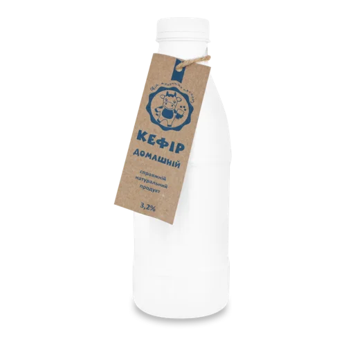 Кефір Домашній Світ Молочних Насолод 3.2% Пастеризований, п/пл, 780г