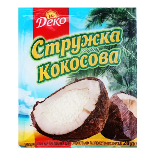 Стружка кокосова Деко м/у 20г