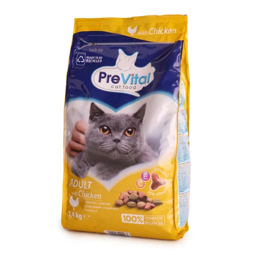 Корм для котів PreVital з курятиною сухий
