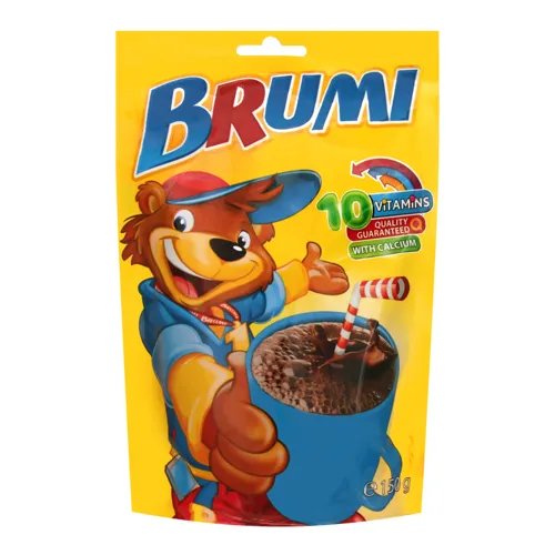 Какао-напій розчинний вітамінізований з кальцієм Brumi м/у 150г
