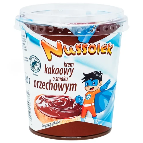 Какао-крем Nussolek з горіховим смаком 400г