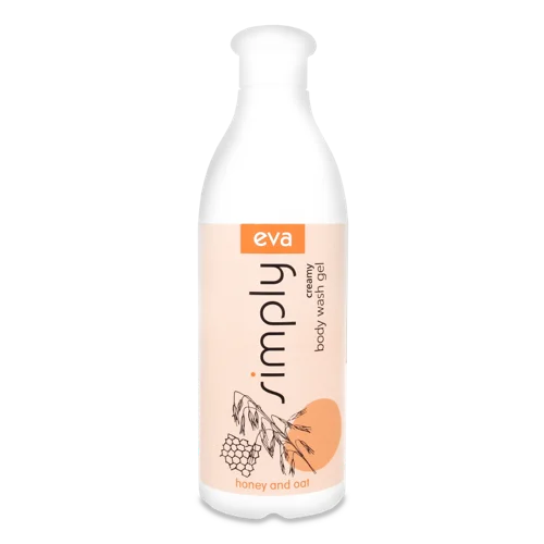 Гель-Крем Для Тіла Honey And Oat Simply Eva, Натуральний, 500мл