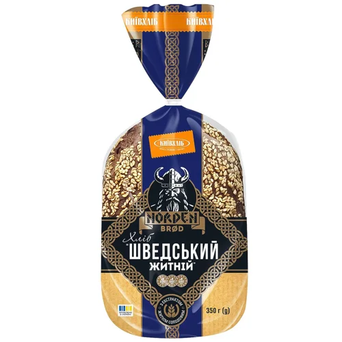 Хліб Київхліб Шведський житній 350г