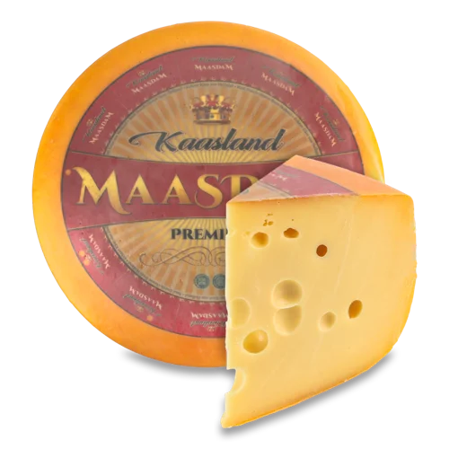 Сир Напівтвердий Maasdam Kaasland 45% в/ґ, кг