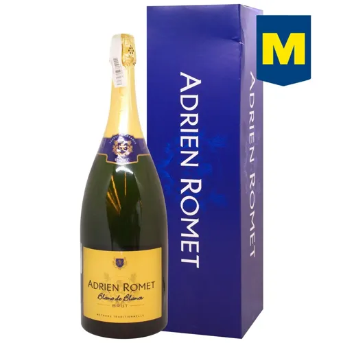 Вино ігристе Adrien Romet брют біле 1.5л