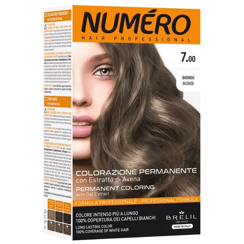 Фарба для волосся Brelil Professional Numero 7.00 Blonde Русявий 140мл