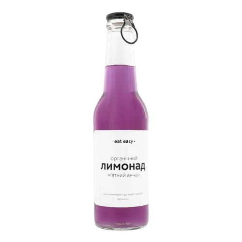 Напій безалкогольний слабогазований Тібікос Лимонад М'ятний Анчан Eat Easy с/пл 250мл