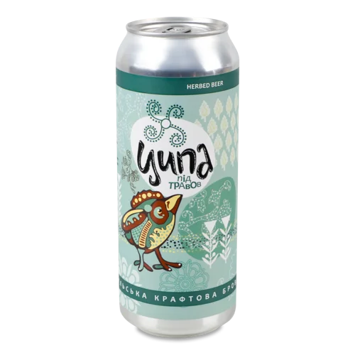 Пиво Нефільтроване Непастеризоване 5.5% в/ґ, 0.5л з/б