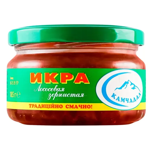 Ікра лососева Камчадал зерниста 185г