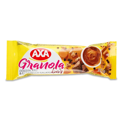 Батончик Шоколадний З Смаком Солоної Карамелі Granola Axa, м/у 30г