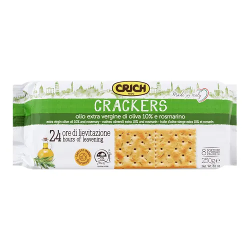 Крекер з оливковою олією та розмарином Crich м/у 250г