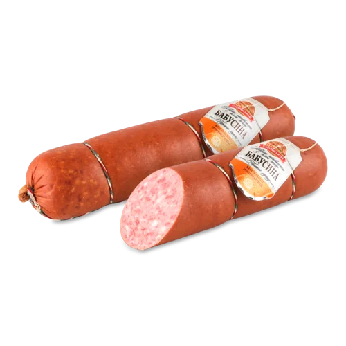 Ковбаса Напівкопчена З М'яса Птиці Бубусина Салтівський М'ясокомбінат, кг