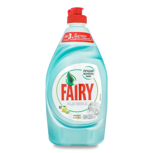 Засіб для Миття Посуду Лимон та Лайм Platinum Fairy, в/ґ, 430мл