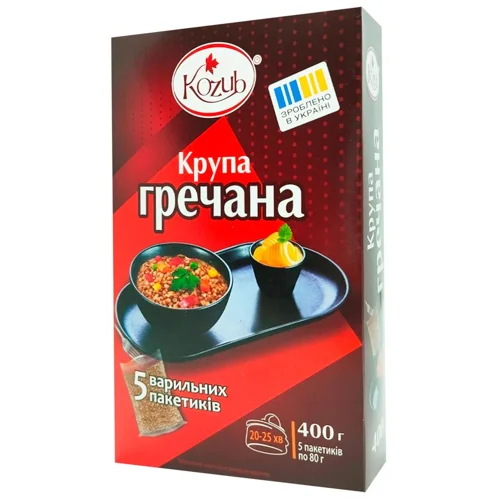 Крупа гречана Козуб 5*80г