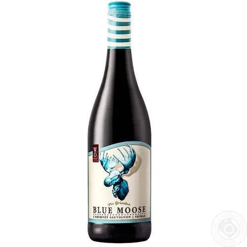 Вино The Grinder Blue Moose червоне сухе 14% 0,75л