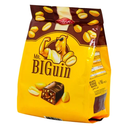 Цукерки пакетовані АВК Mr. BIGuin 165г
