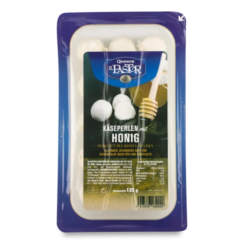 Сир Quesos El Pastor Вищого Ґатунку Сирні Перлини З Начинкою Мед, 42.9%