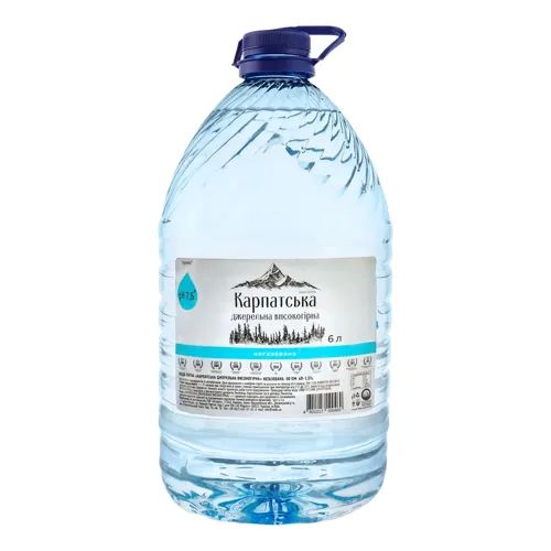 Вода питна негазована Карпатська джерельна високогірна Горянка