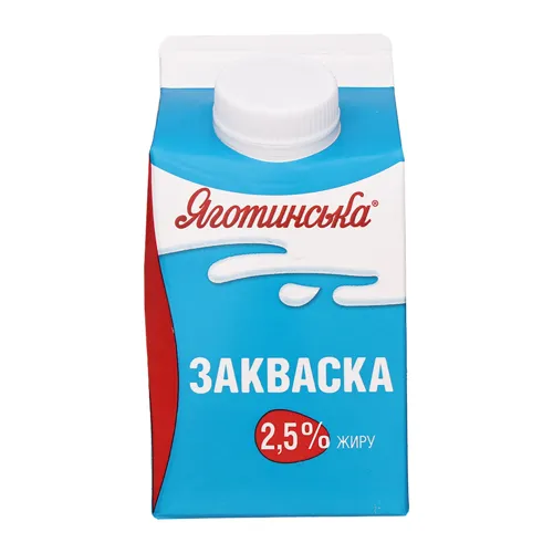 Закваска 2.5% Яготинська 450г