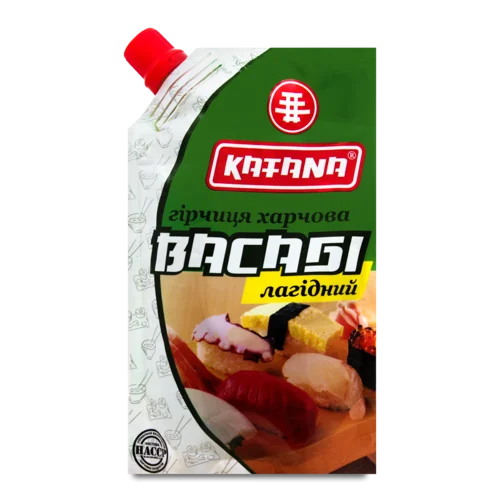 Гірчиця Katana Васабі Крепкий, дой-пак, 180г