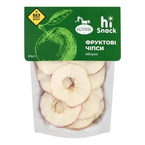 Чіпси фруктові «Яблуко» hiSnack д/п 40г