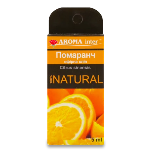 Ефірна Олія Помаранч Aroma Inter, 5мл, натуральна, в/с