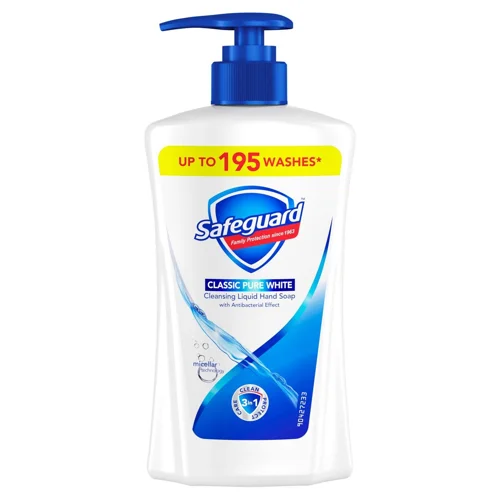 Мило рідке Safeguard Classic Pure White 390мл